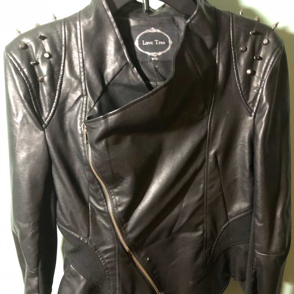 Wilson Leather Sz Large Black Leather Jacket